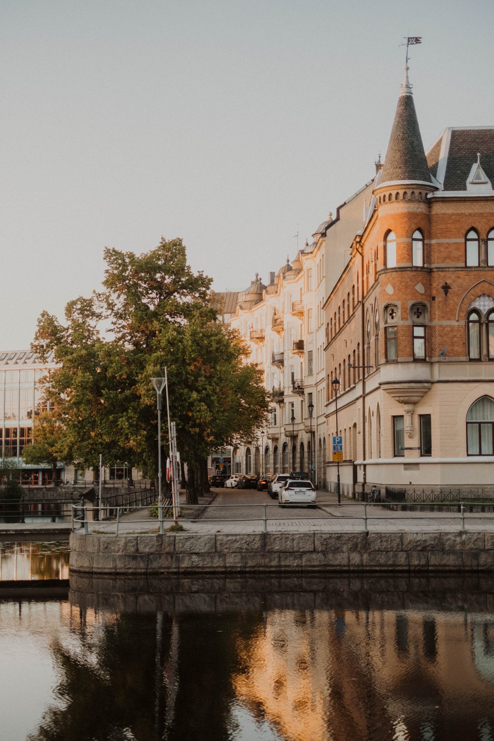 Vatten och hus i Örebro