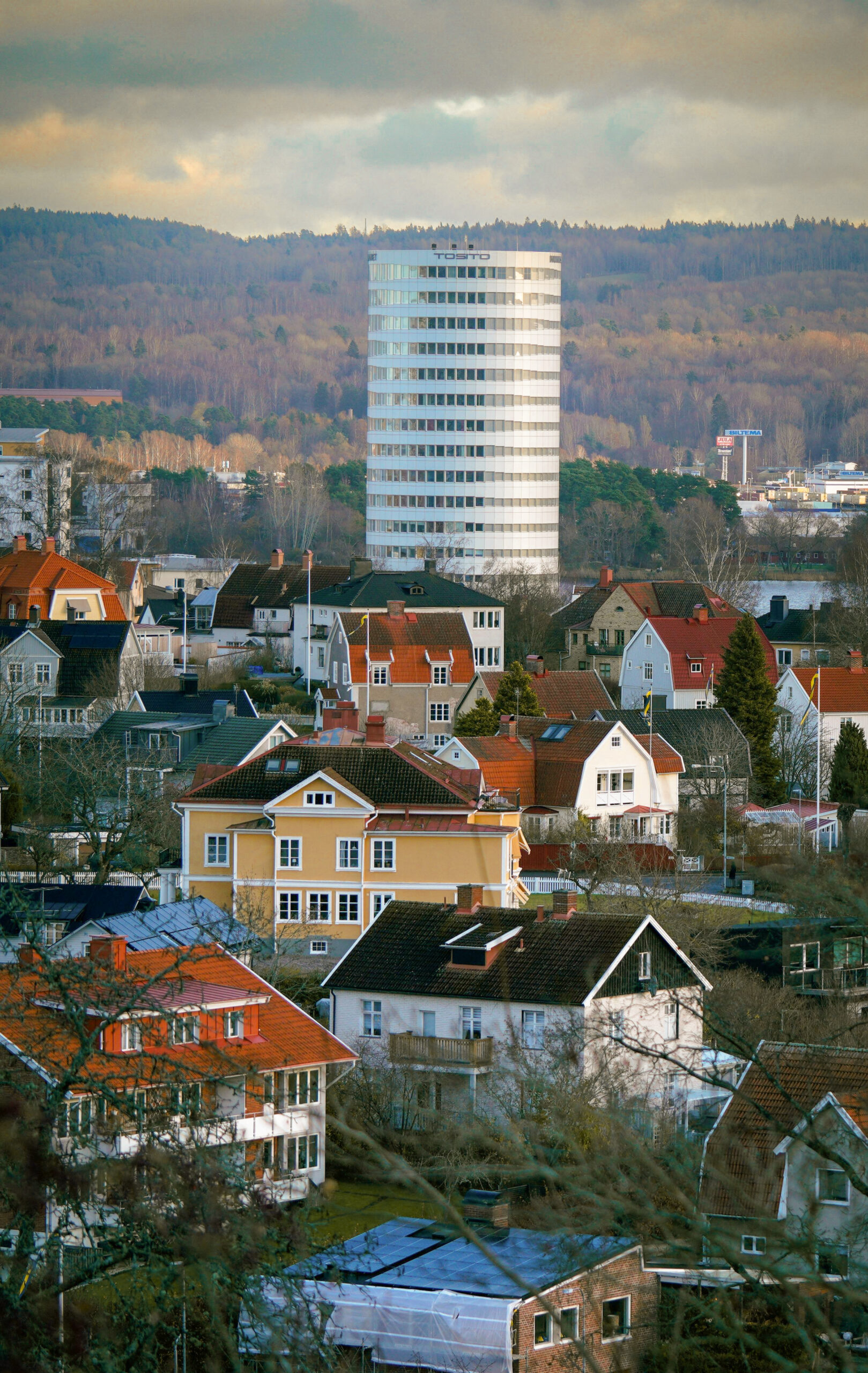 Hus och torn i Jönköping